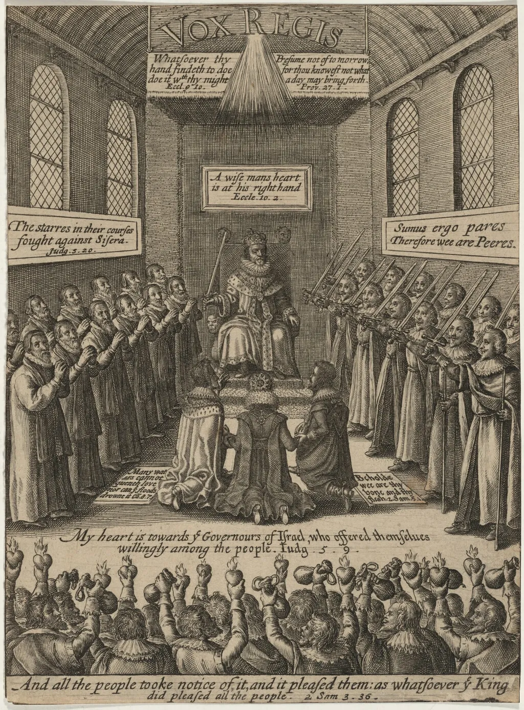 Vox Regis, by Thomas Scott, by Crispijn van de Passe I, ink, 1624