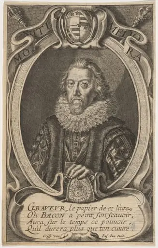Sir Francis Bacon, by Crispijn van de Passe II