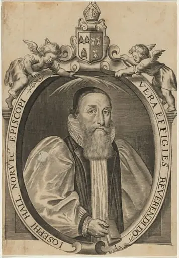 Joseph Hall, Bishop of Norwich, by Crispyn van den Queboorn