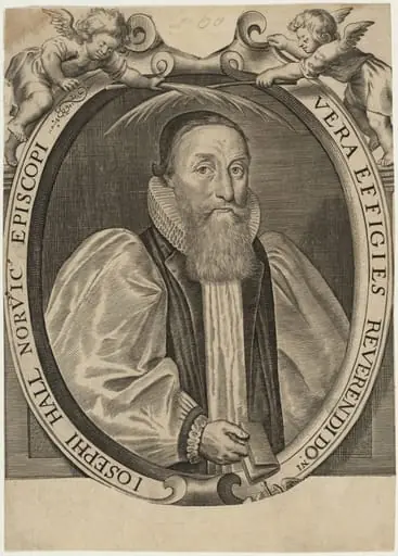 Joseph Hall, Bishop of Norwich, by Crispyn van den Queboorn