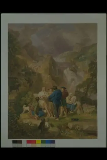 Highland drovers, near Inverary, by Cristall