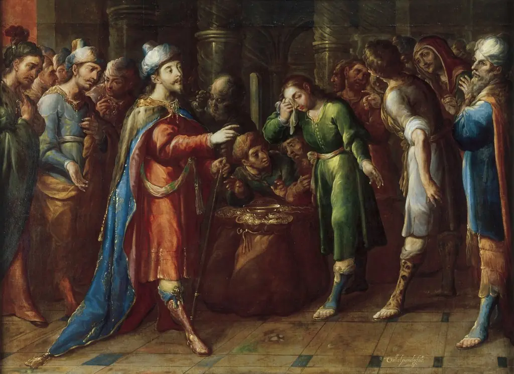 Joseph Claims Benjamin as his Slave, by Cristóbal de Villalpando