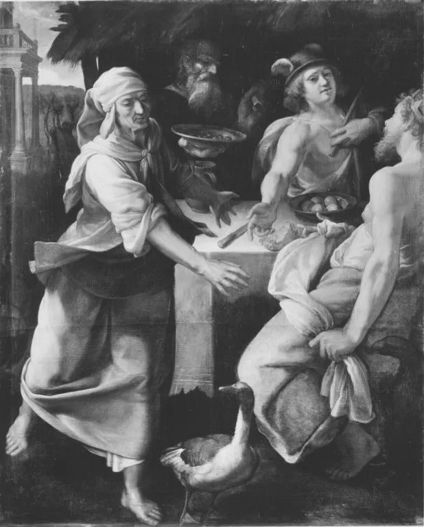 Jupiter und Merkur, by Cristofano Allori, unspecified, 1600