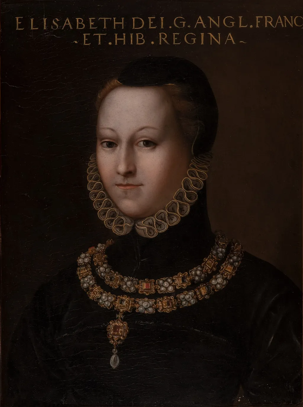 Portrait of Elizabeth I of England, by Cristofano dell'Altissimo, tempera, 1592
