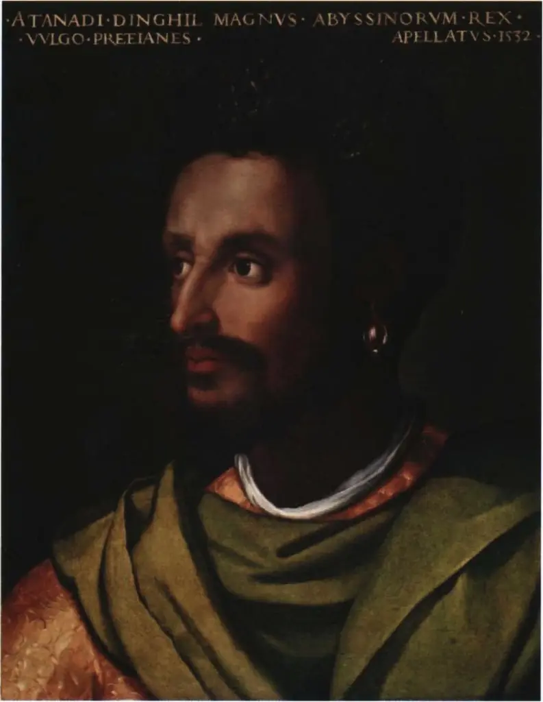 Portrait of Lebnä-Dengel, by Cristofano dell'Altissimo
