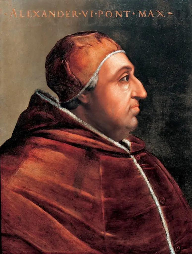 Portrait of Pope Alexander VI, by Cristofano dell'Altissimo
