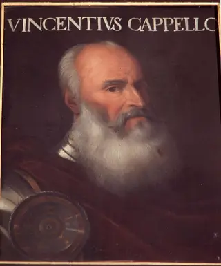 Portrait of Vincenzo Cappello, by Cristofano dell'Altissimo, 1560