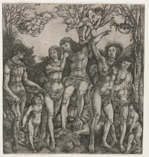 Allegory of Carnal Love, by Cristofano Robetta