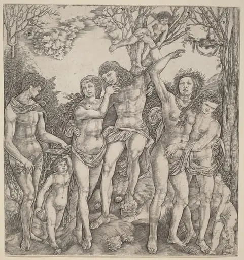 Allegory of Carnal Love, by Cristofano Robetta