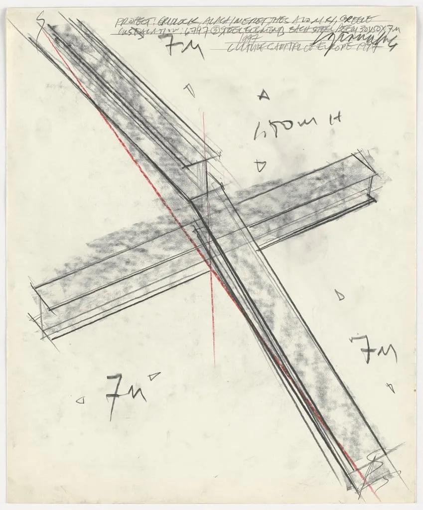 Untitled, by Cristos Gianakos, graphite, 1997