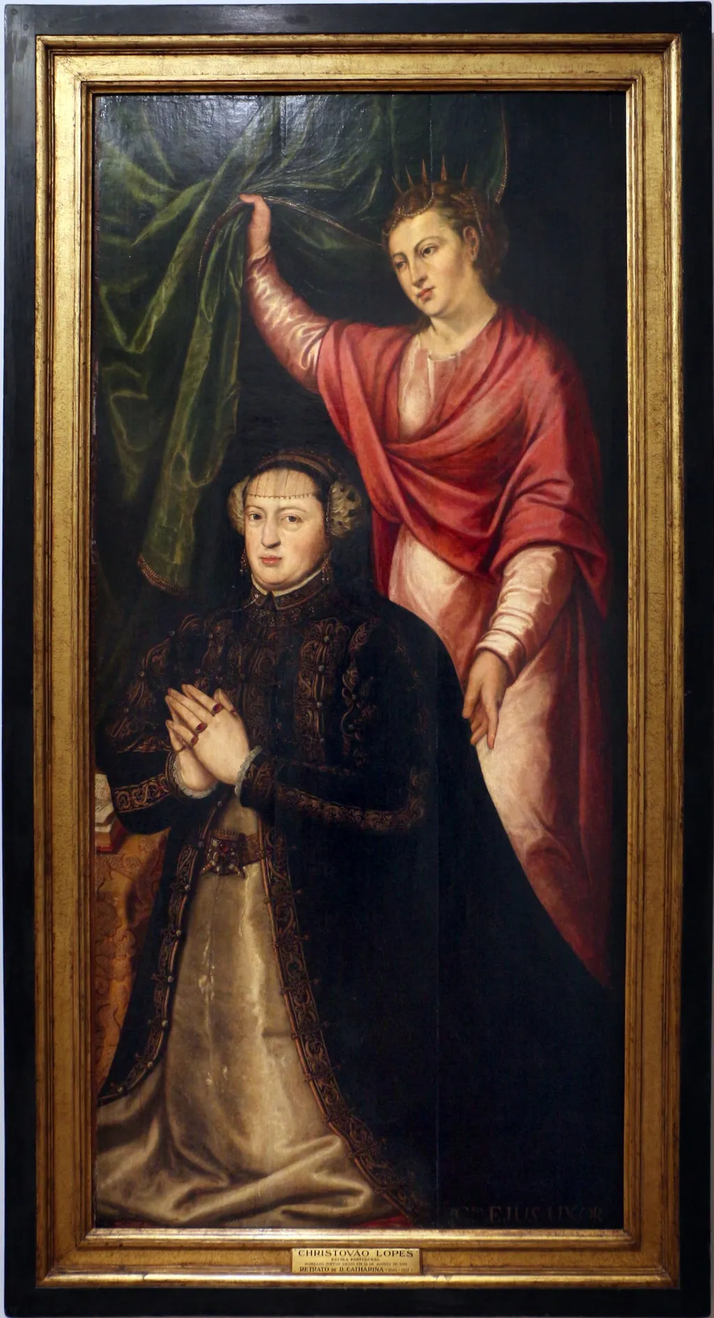 Catherine of Habsberg and St. Catherine of Alexandria altar piece, by Cristóvão Lopes, unspecified, 1565