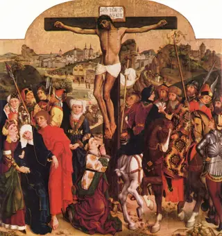 Crucifixion of Christ, by Hans Pleydenwurff