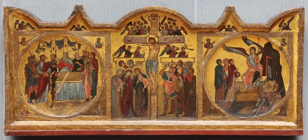 Crucifixion retable from Soest