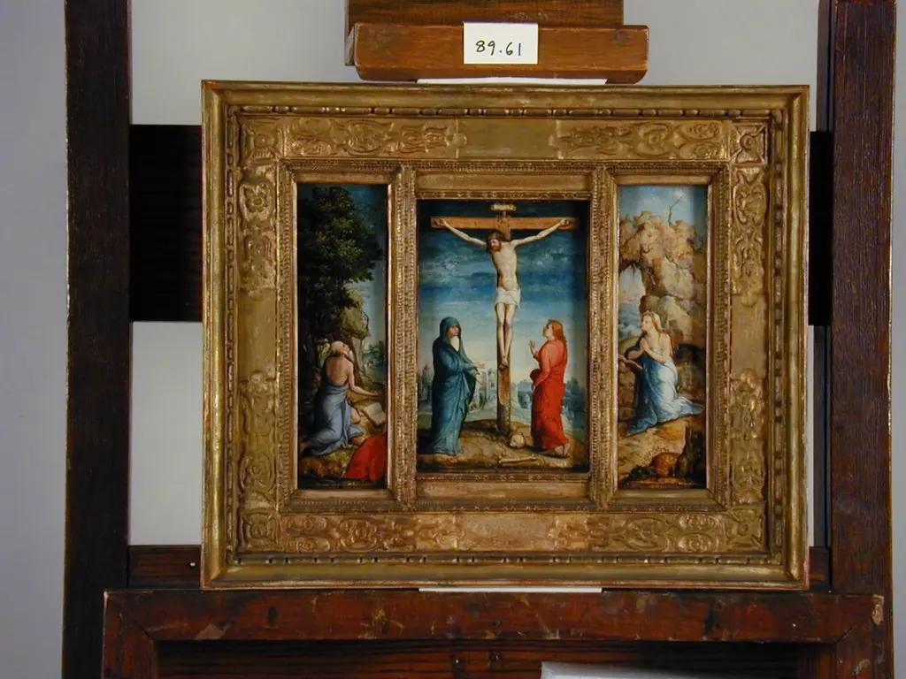 Crucifixion, St. Jerome, St. Mary Magdalene