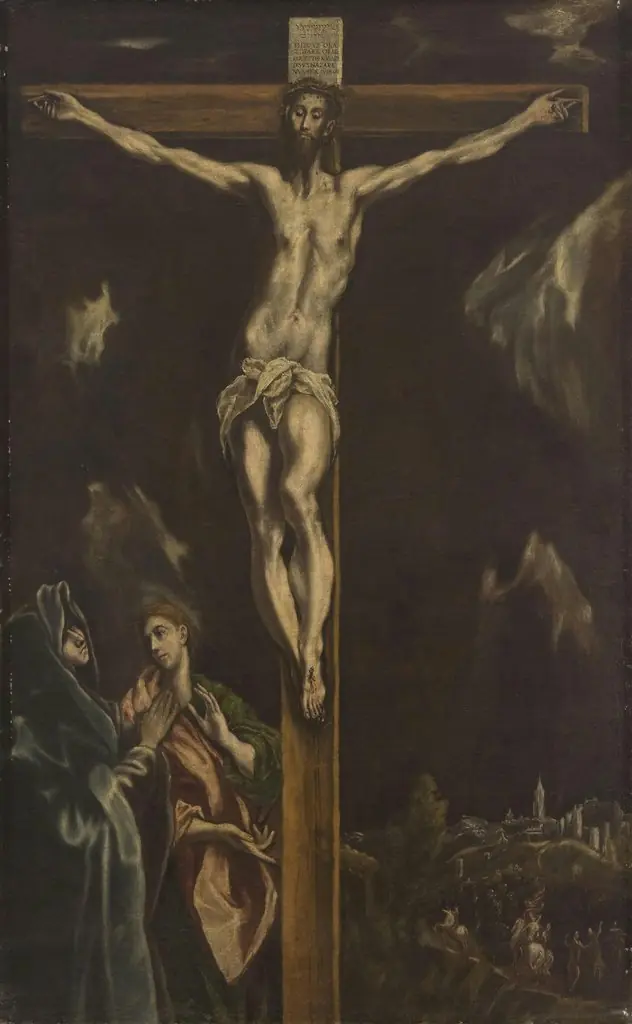 Crucifixion with the Virgin Mary and Saint John the Evangelist