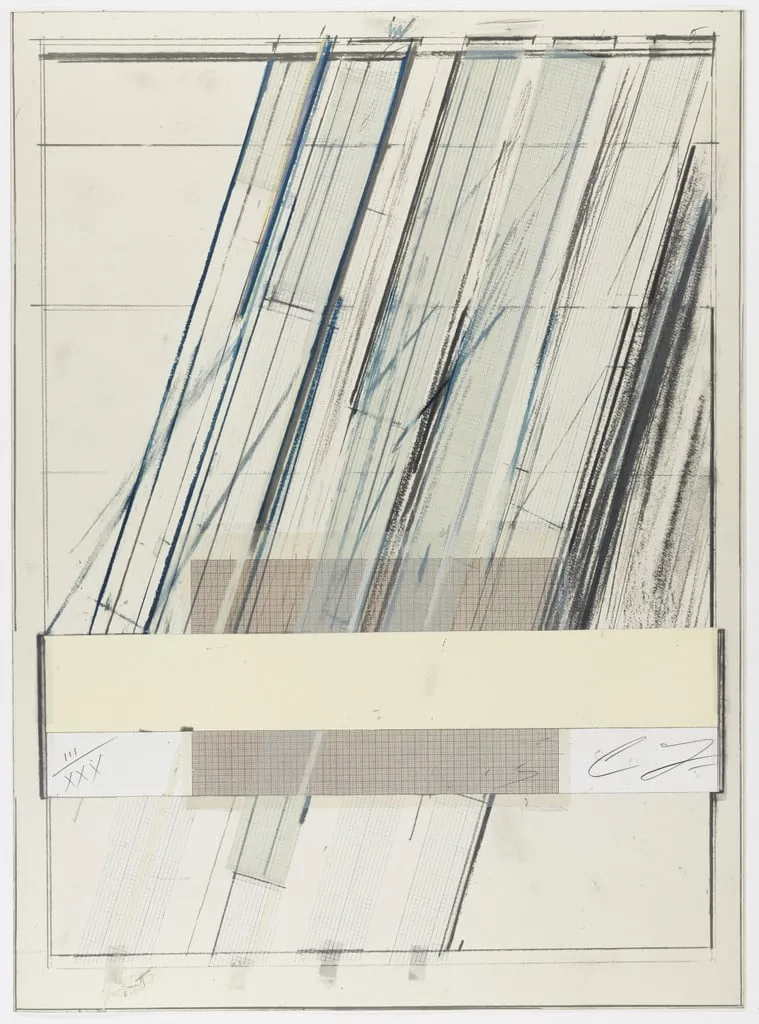 Untitled, by Cy Twombly, ink, 1973