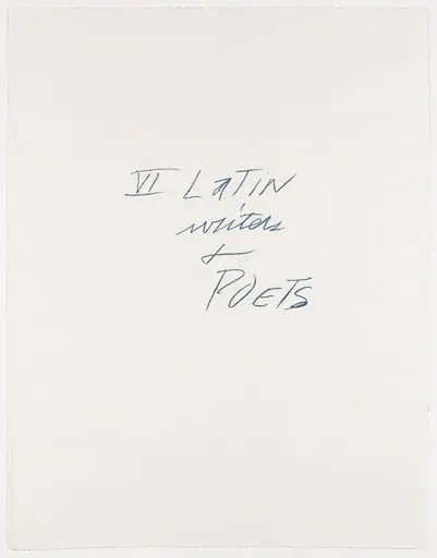 Untitled, by Cy Twombly