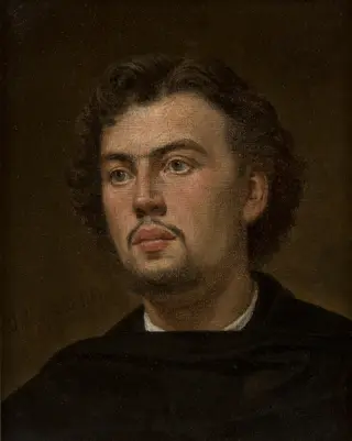 Portrait of Adam Chmielowski, by Cyprian Dylczyński, 1865