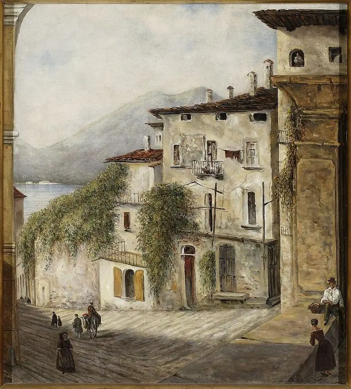 View of Bellagio, by Cyprian Lachnicki