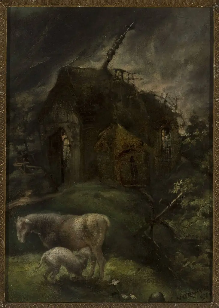 Ruined shrine, by Cyprian Norwid