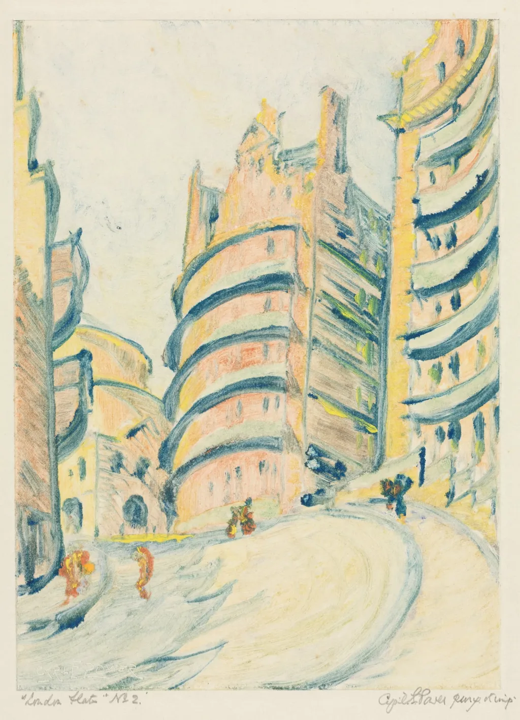 London Flats No 2, by Cyril E. Power, 1930