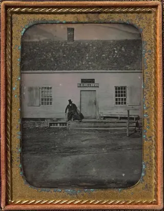 Cyrus B. Hills, Postmaster, Arlington, Vermont, 1852