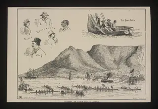 Regatta at Table Bay, S. Africa