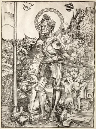 Saint George Standing, by Lucas Cranach the Elder, 1506