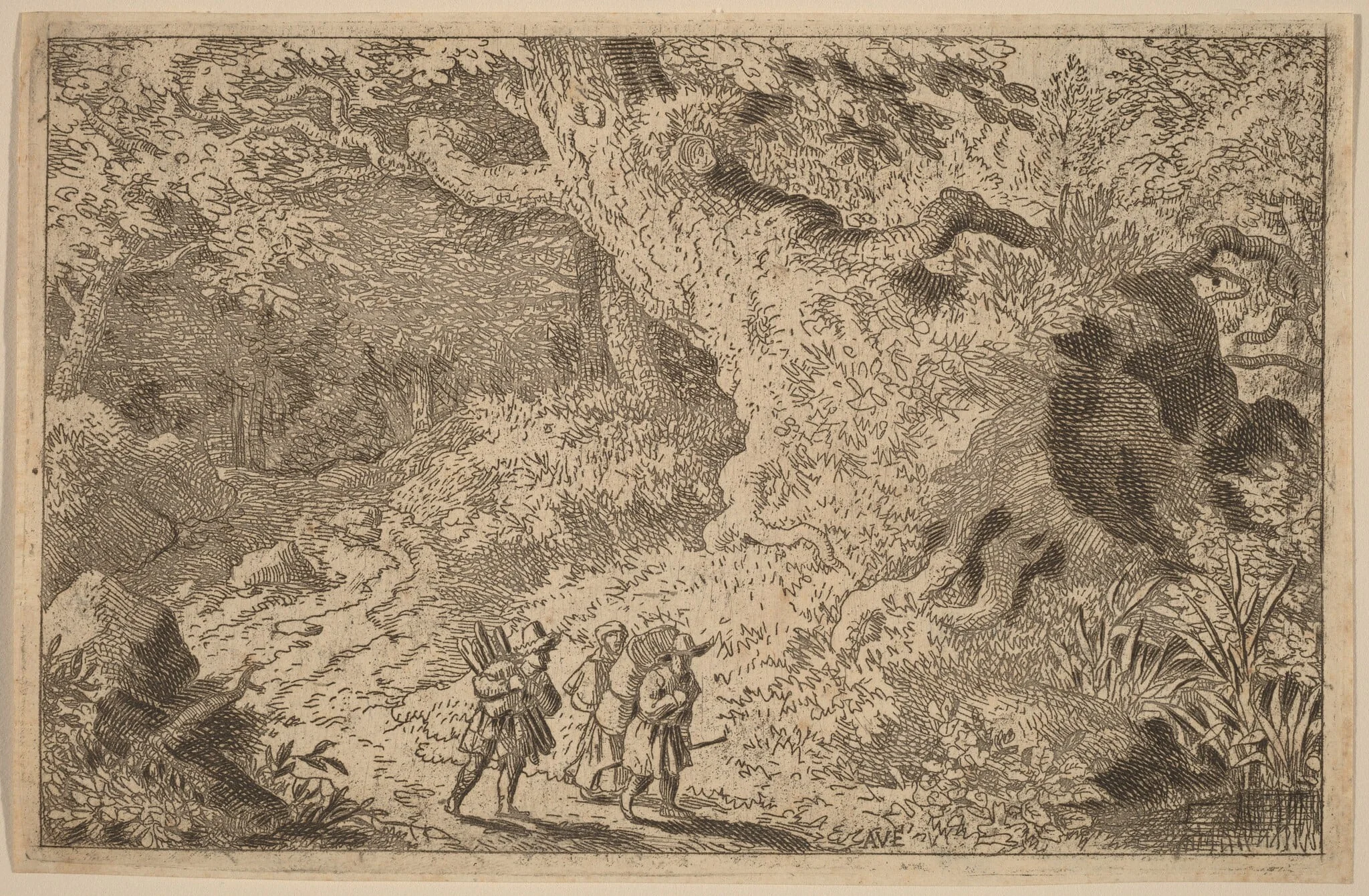 A Thick Forest, detail