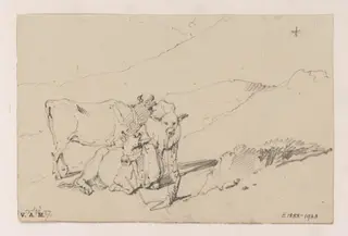 Three cows, by George Chinnery, 10