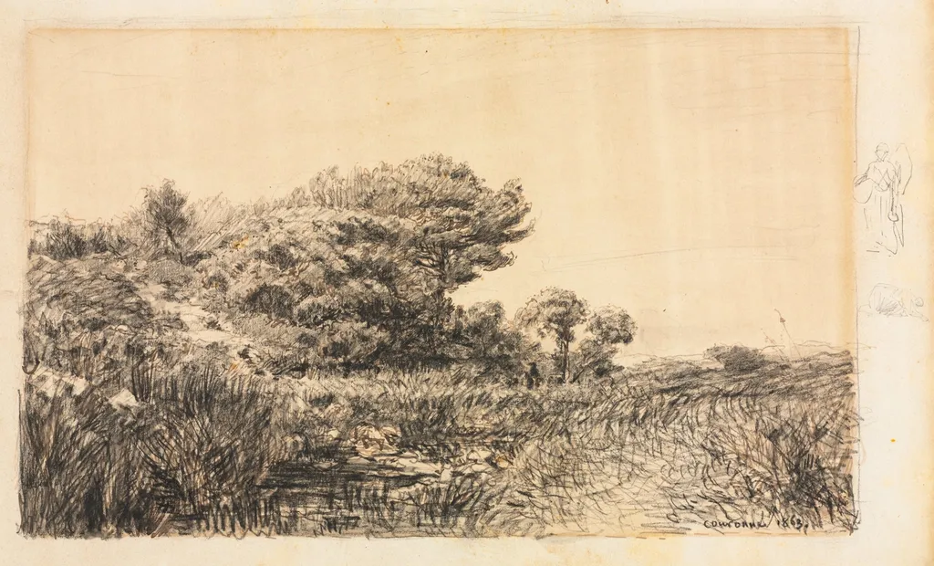 Edge of Marsh at Couronne, by Félix Ziem, 1863