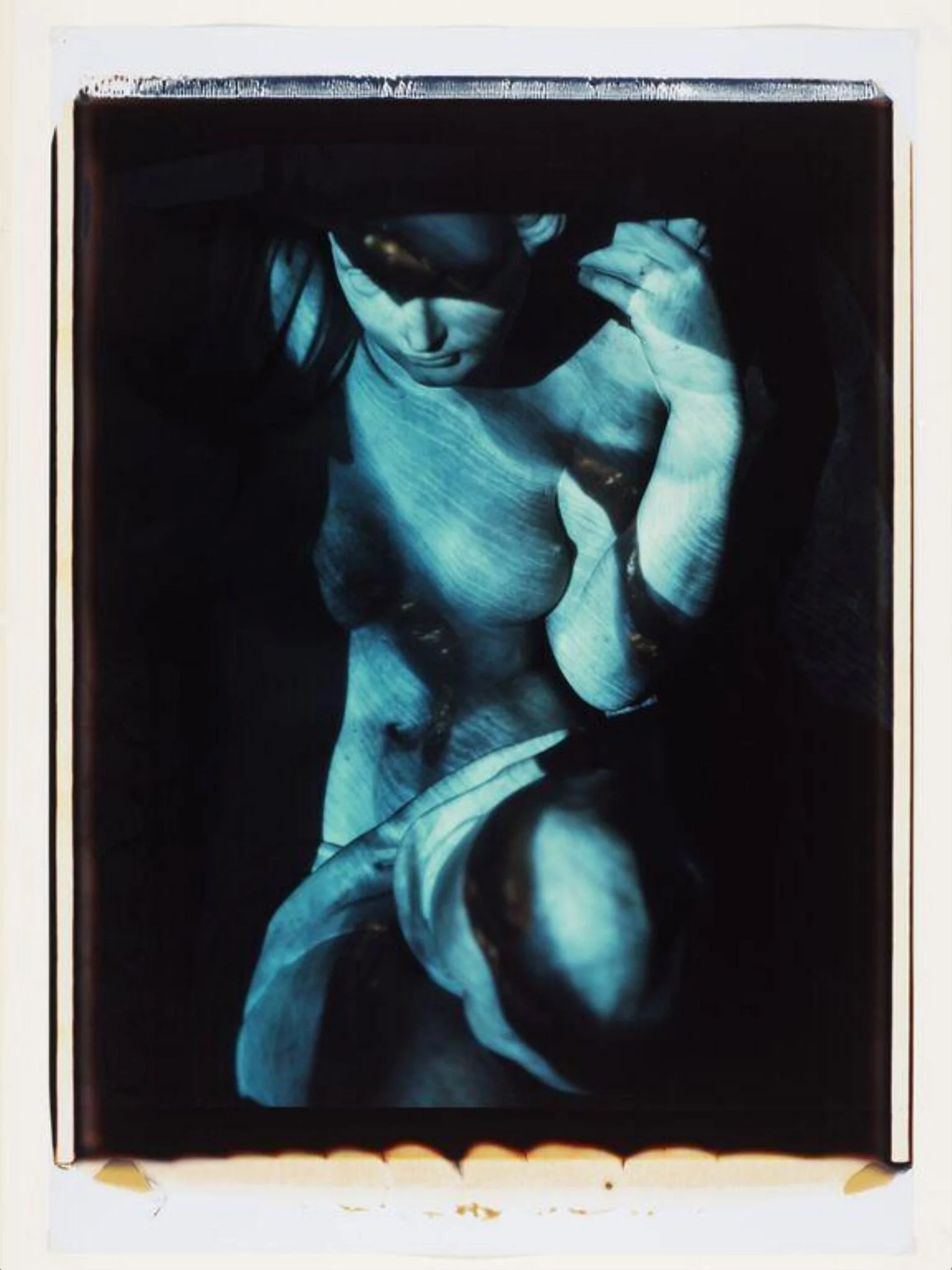 Untitled [photograph using a slide projection of dopatta and chilli]., detail