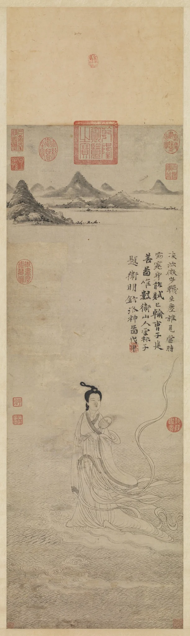 Nymph of the Luo River, detail