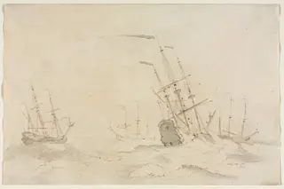 Ships, by Ludolf Bakhuizen, 1670