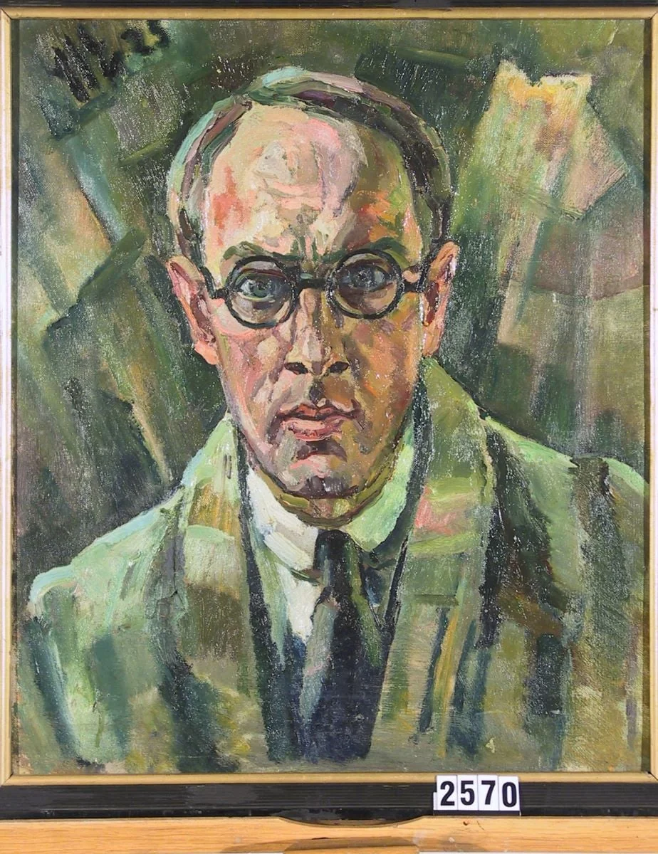 Autoportret Hans Eder, detail