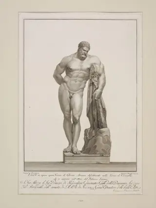 Ercole in Riposo, by Francesco Piranesi, 1850