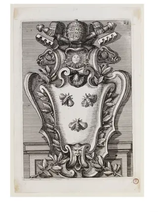 Raccolta di varie targhe di Roma fatte da Profeffori Primarj, Difegnate, ed Intagliate da Filippo Juvarra, by Filippo Juvarra, 1716