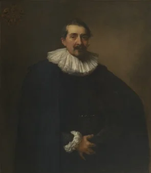 Portrait of Alexandre della Faille (1589-1653), detail