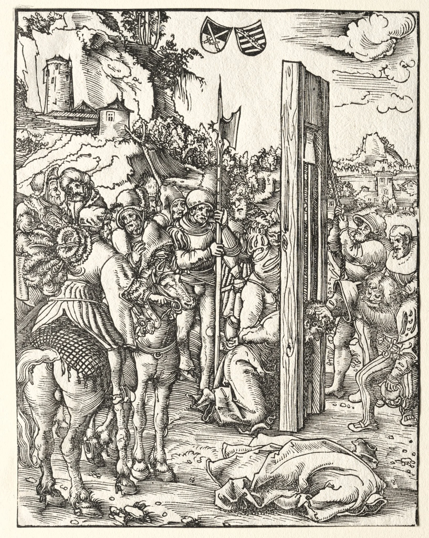 Martyrdom of St. Matthias, detail