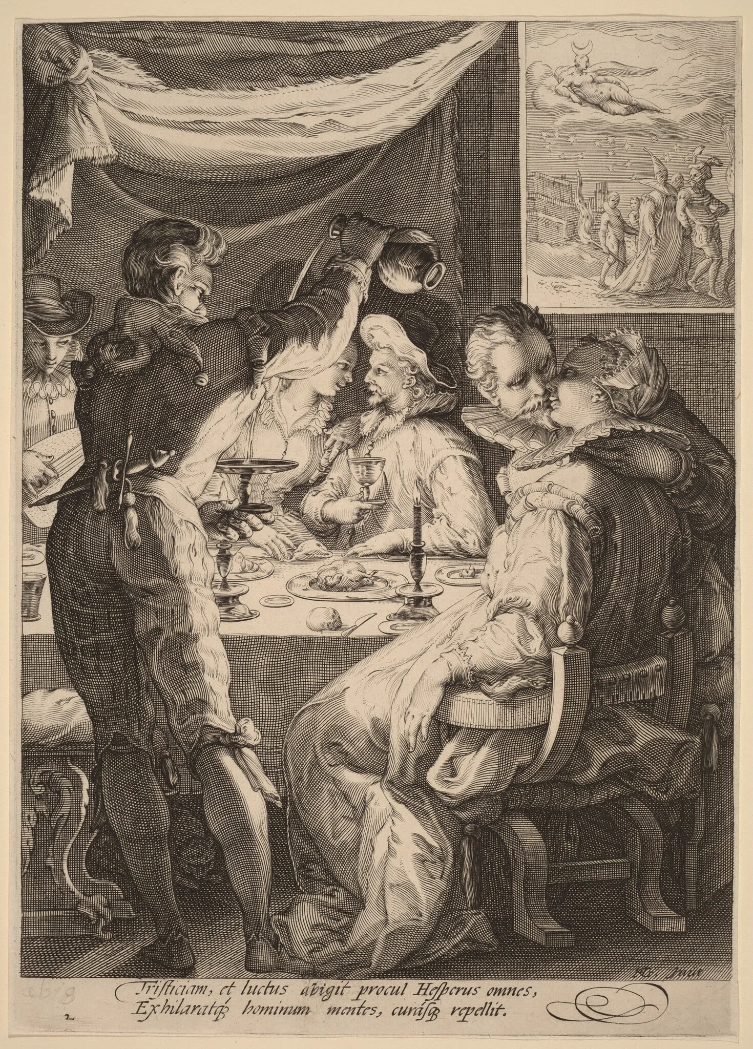 Evening, detail