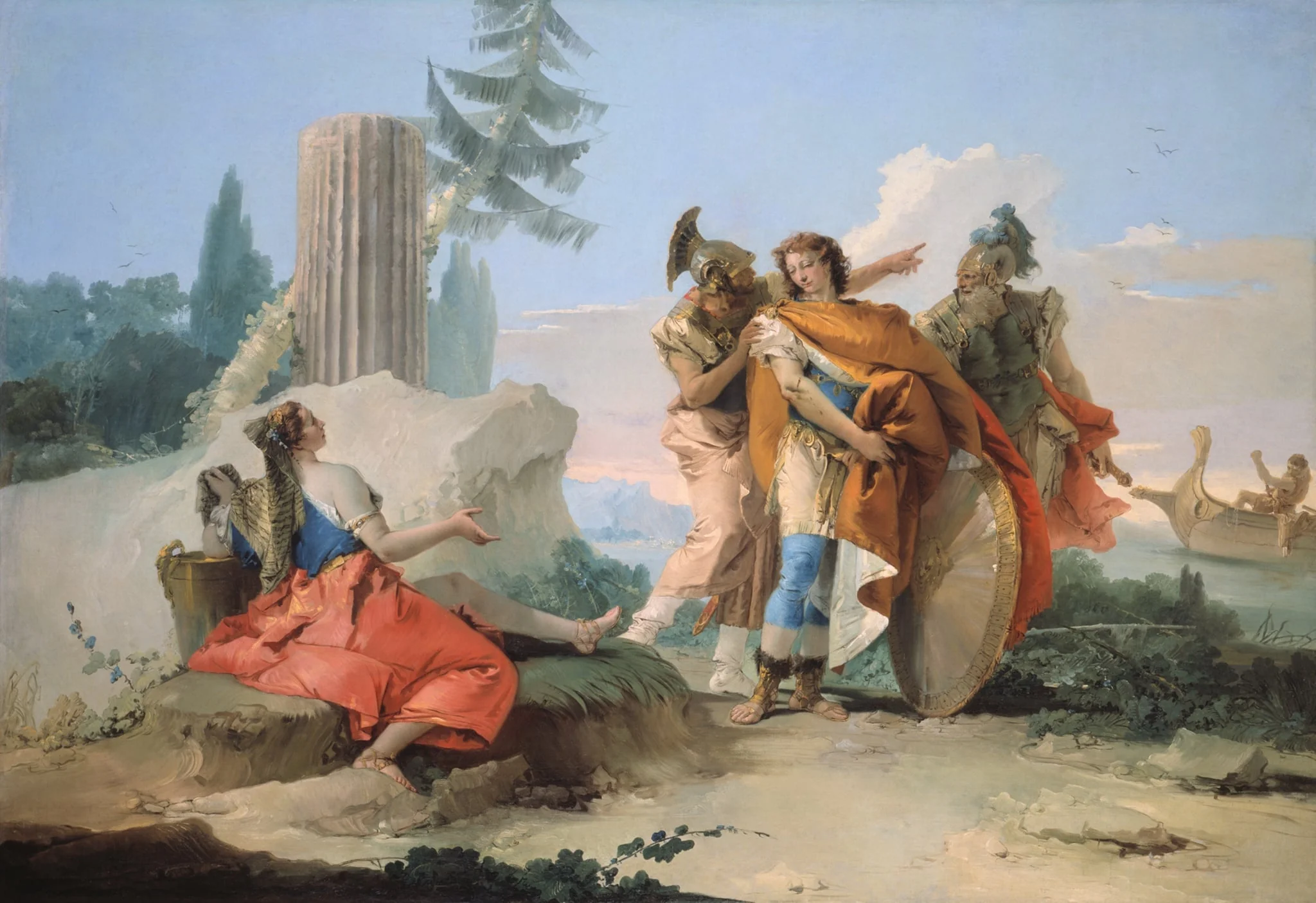 Armida Abandoned by Rinaldo, detail