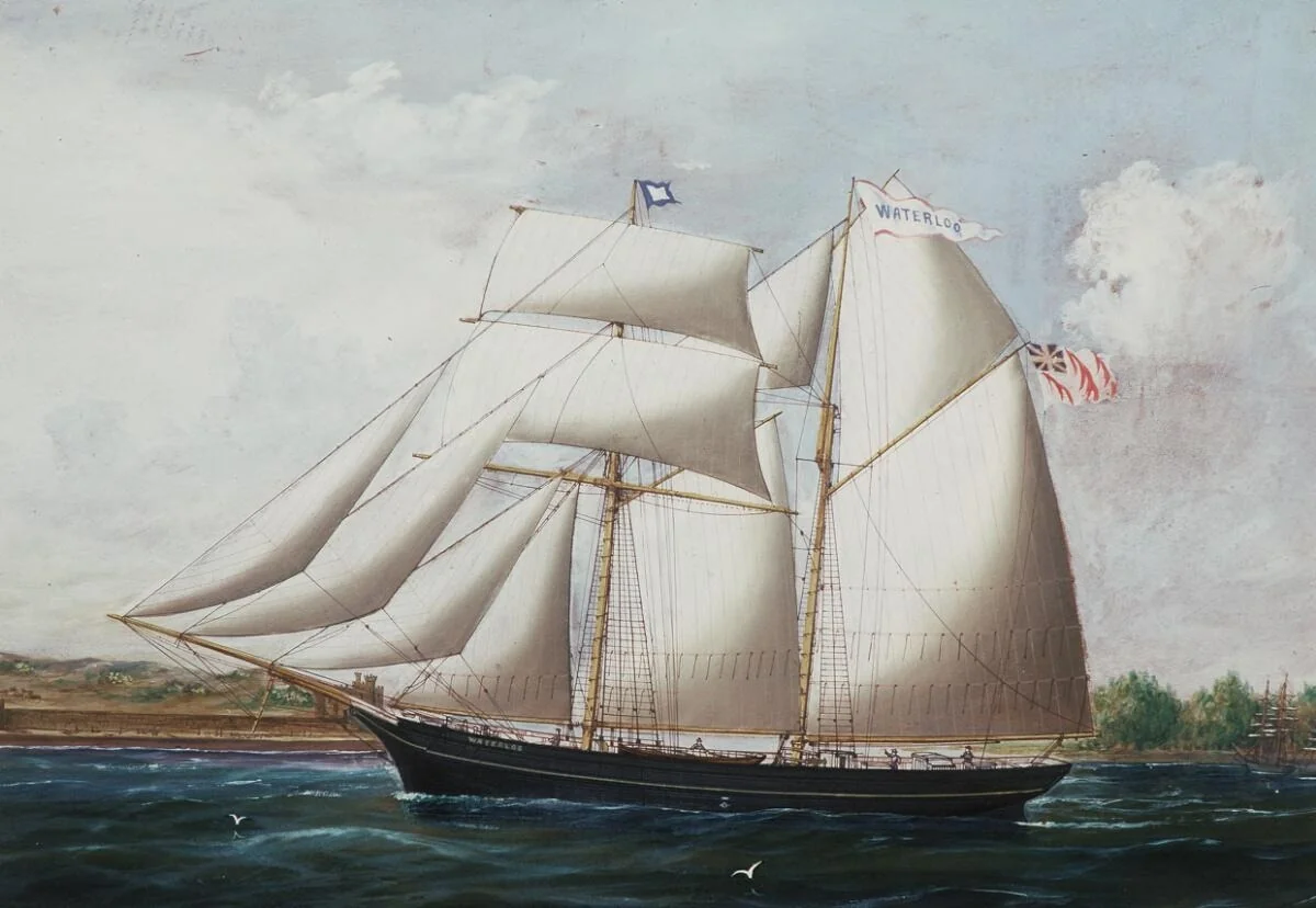 Waterloo, off Conway causeway, detail