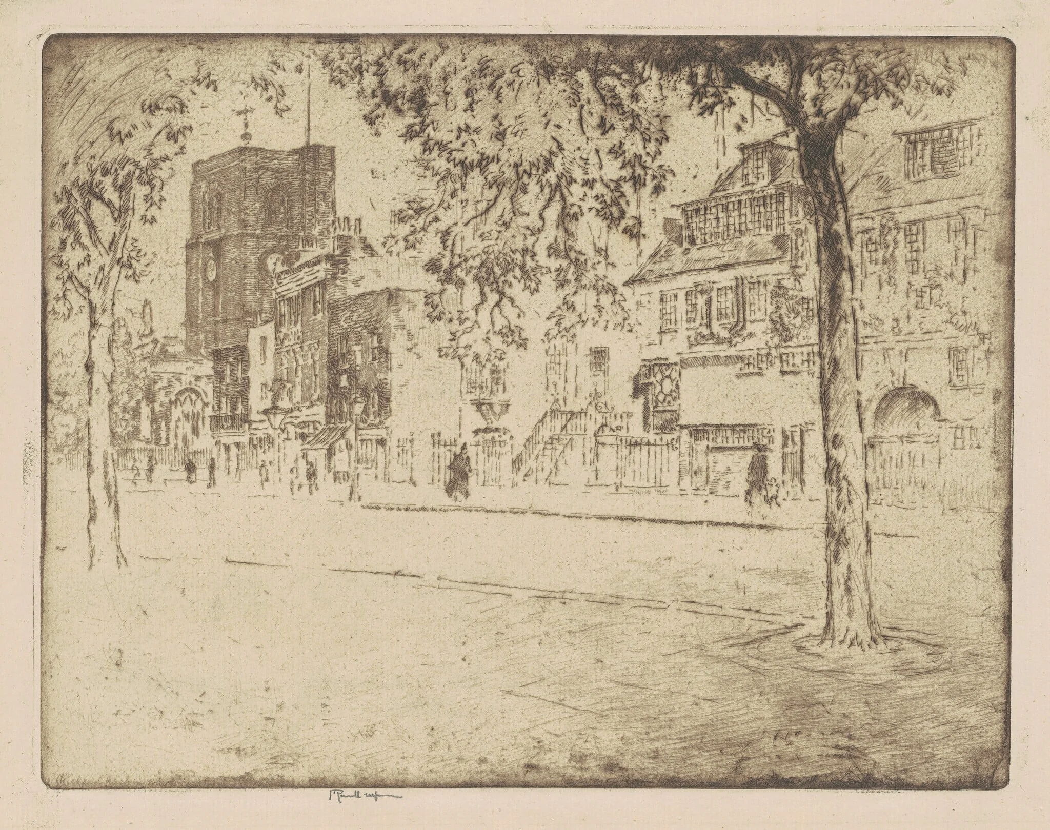 House Where Whistler Died, detail