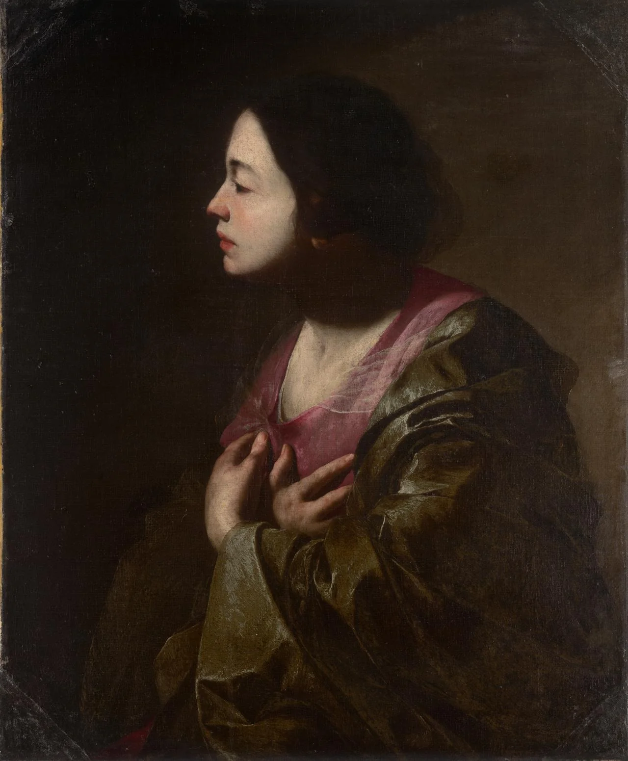 The Virgin Annunciate, detail