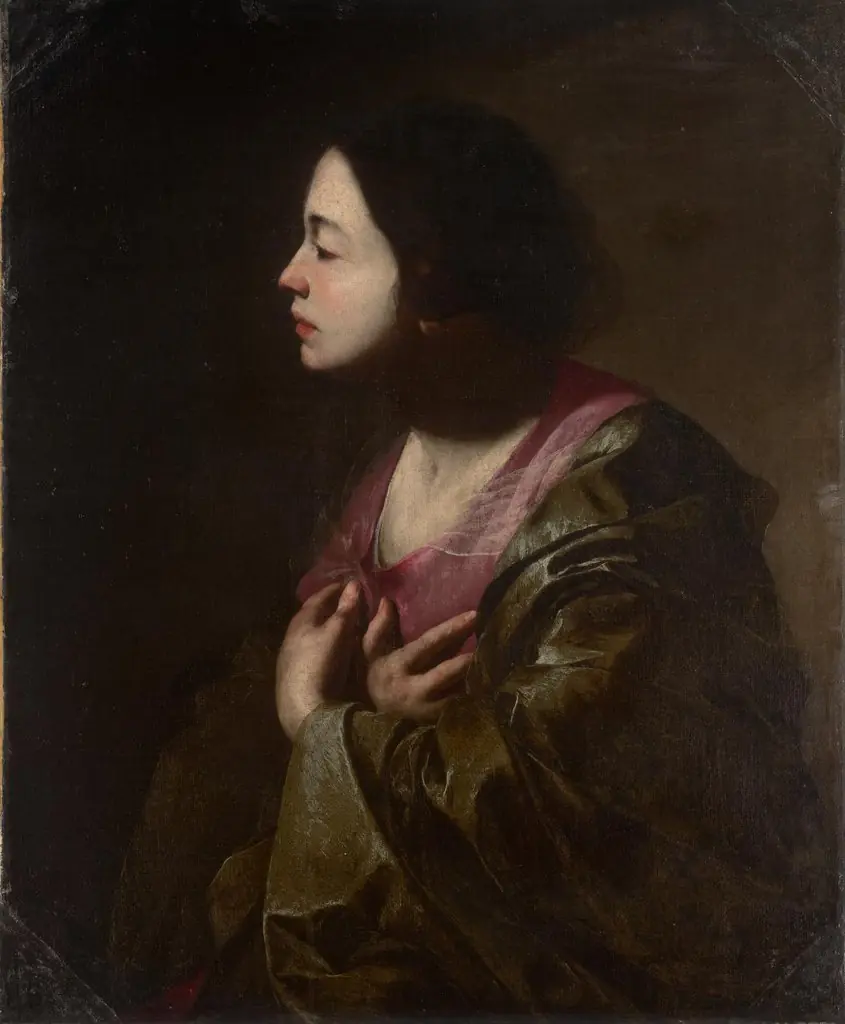 The Virgin Annunciate, by Bernardo Cavallino, unspecified, 1650