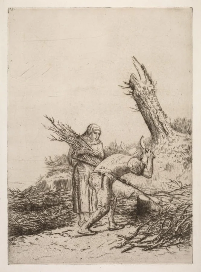 Les faiseurs de fagots, detail