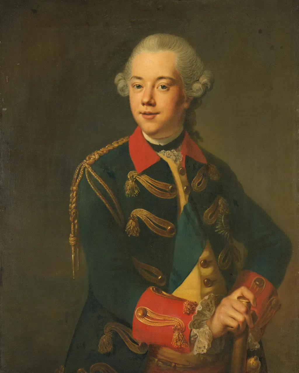 Portrait of William V, Prince of Orange-Nassau, by Johann Georg Ziesenis, unspecified, 1770