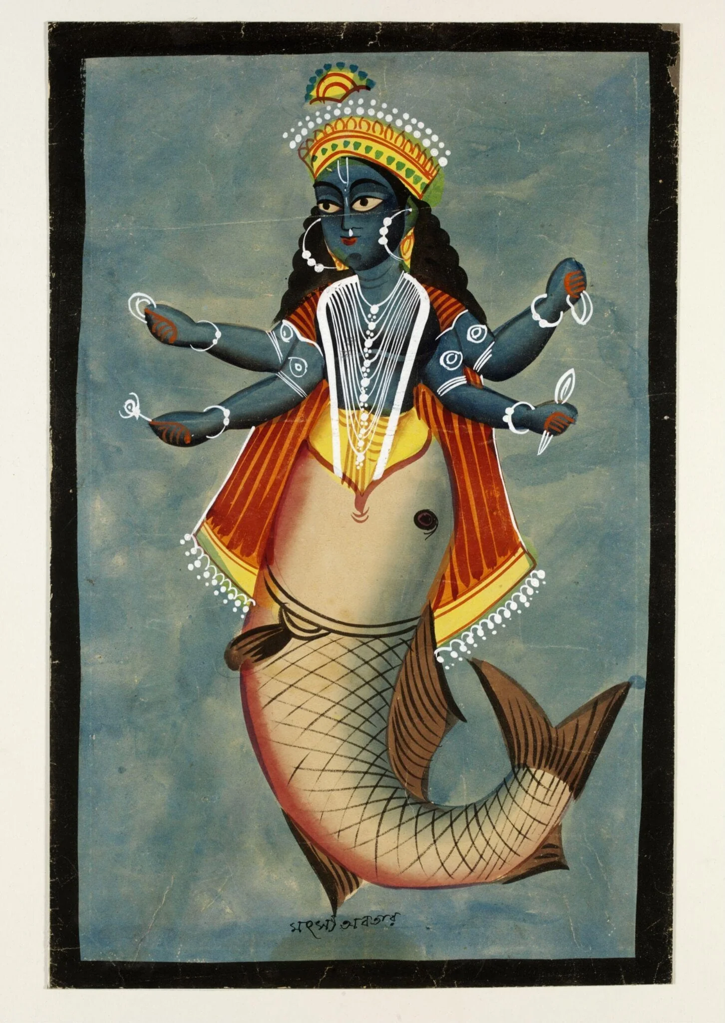Matsya, detail