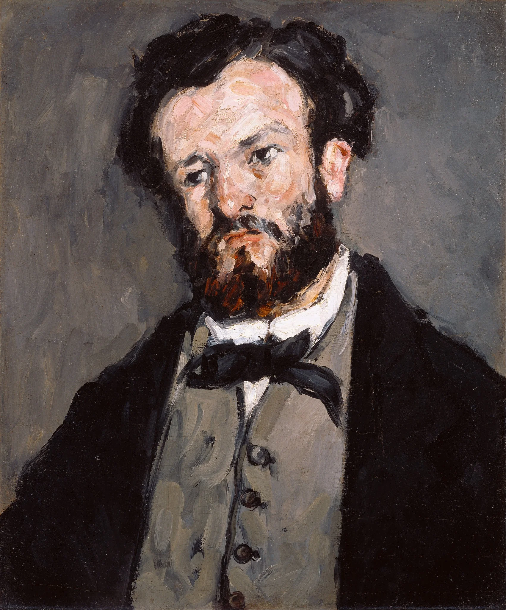 Portrait of Anthony Valabrègue, detail