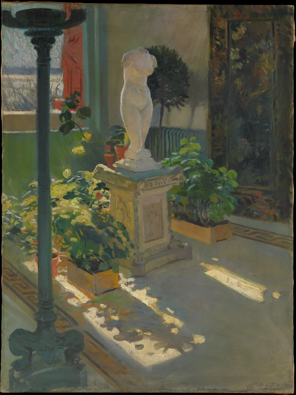 Venus in Atrium, by William de Leftwich Dodge, oil, 1909